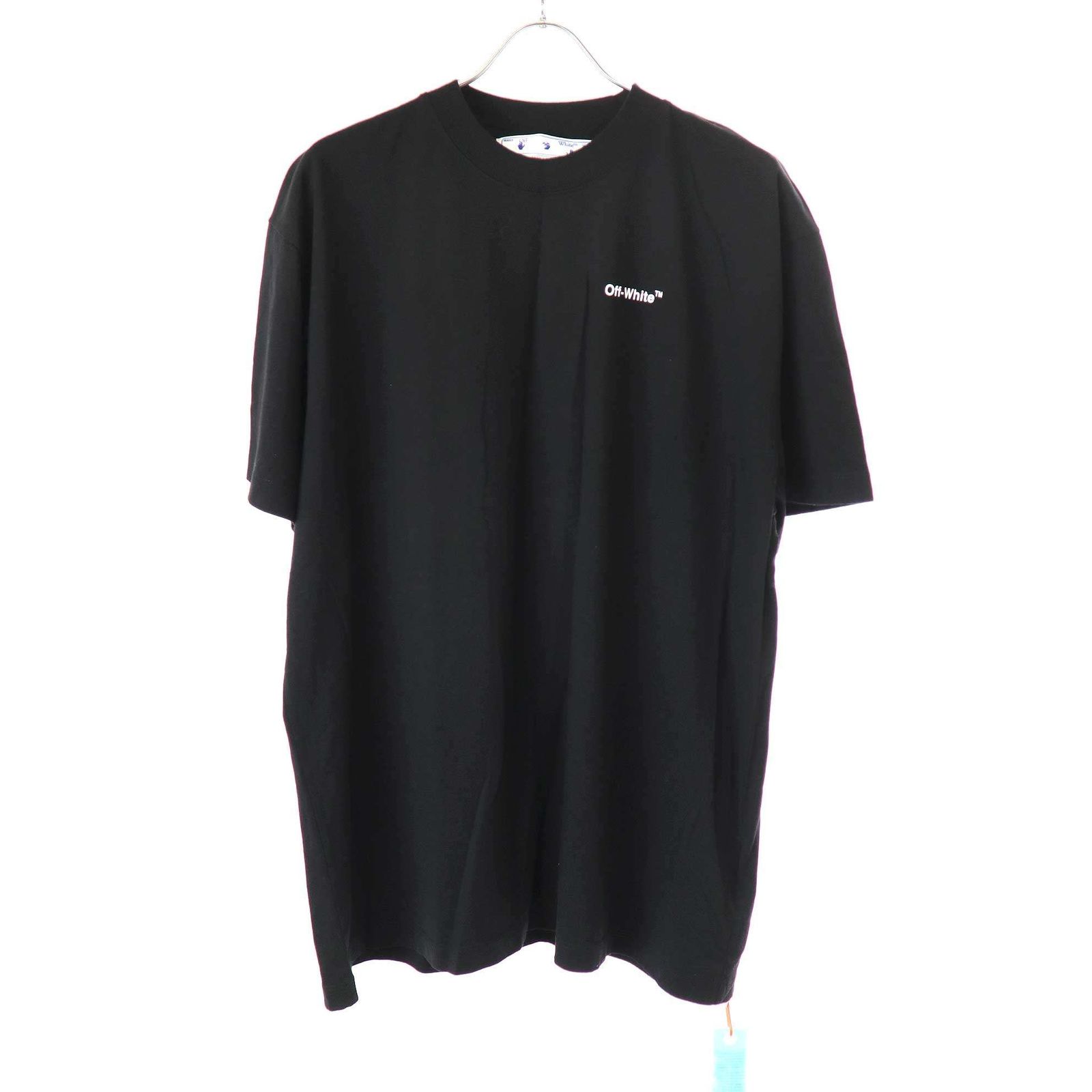 OFF-WHITE オフホワイト 22AW Caravaggio Deposition Over S/S T-Shirt バックプリントオーバーサイズTシャツ  ブラック