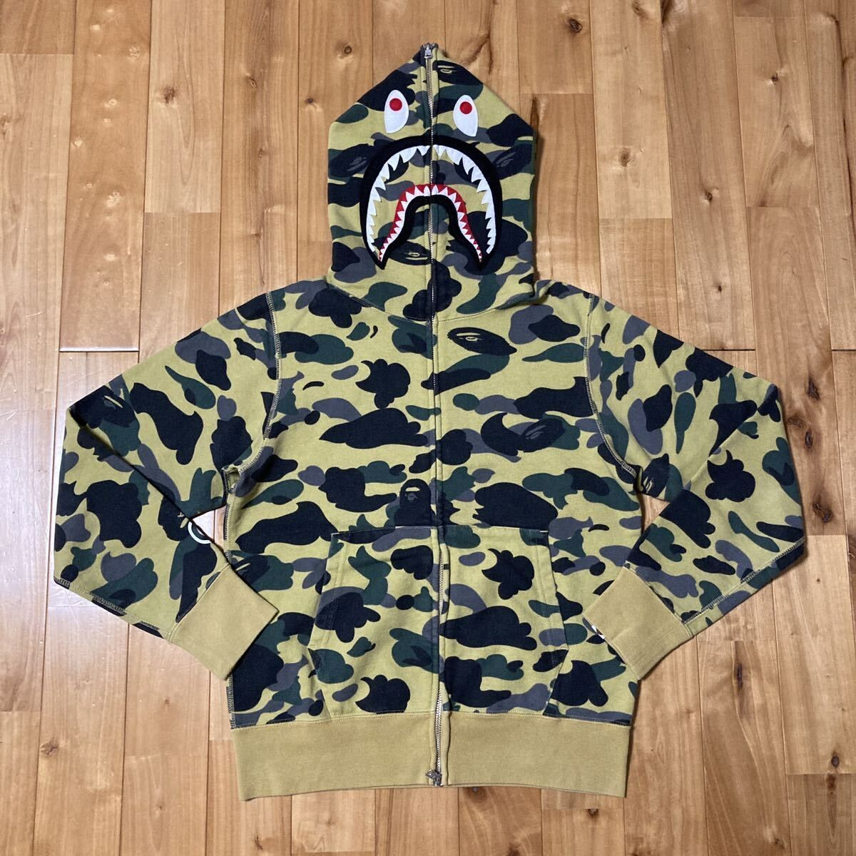 bape ベイプエイプジャケット迷彩カモシャーク