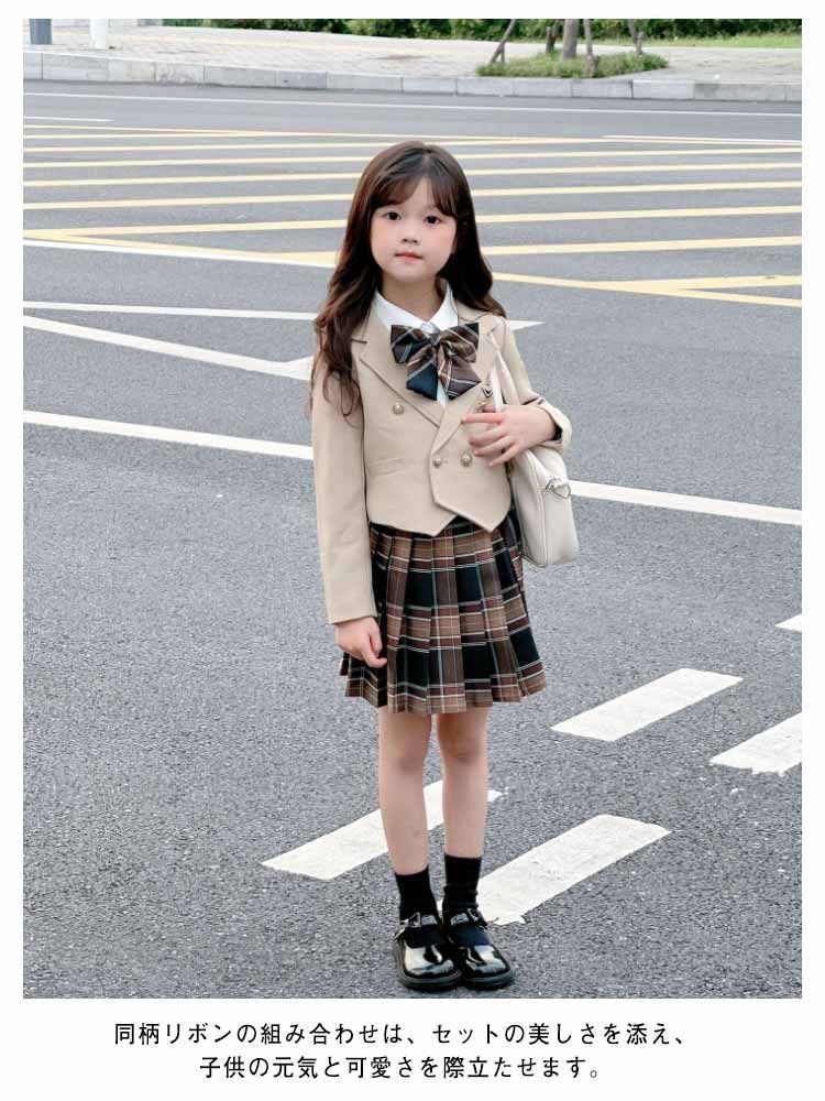 長袖 4点セット セットアップ 女の子 プリーツスカート 上下セット ジャケット 小学生 シャツ キッズ服 リボン 春秋 チェック柄 入学式 卒業式 七五三 フォーマル おしゃれ 子供服 可愛い 小# 4点セット 長袖 女の子 | 長袖トップス フォーマル 長袖 4点セット セットアップ 女の子 プリーツスカート 上下セット ジャケット 小学生 シャツ キッズ服 リボン 春秋 チェック柄 入学式 卒業式 七五三 フォーマル おしゃれ 子供服 可愛い 小# 4点セット 長袖 女の子 | 長袖トップス フォーマル