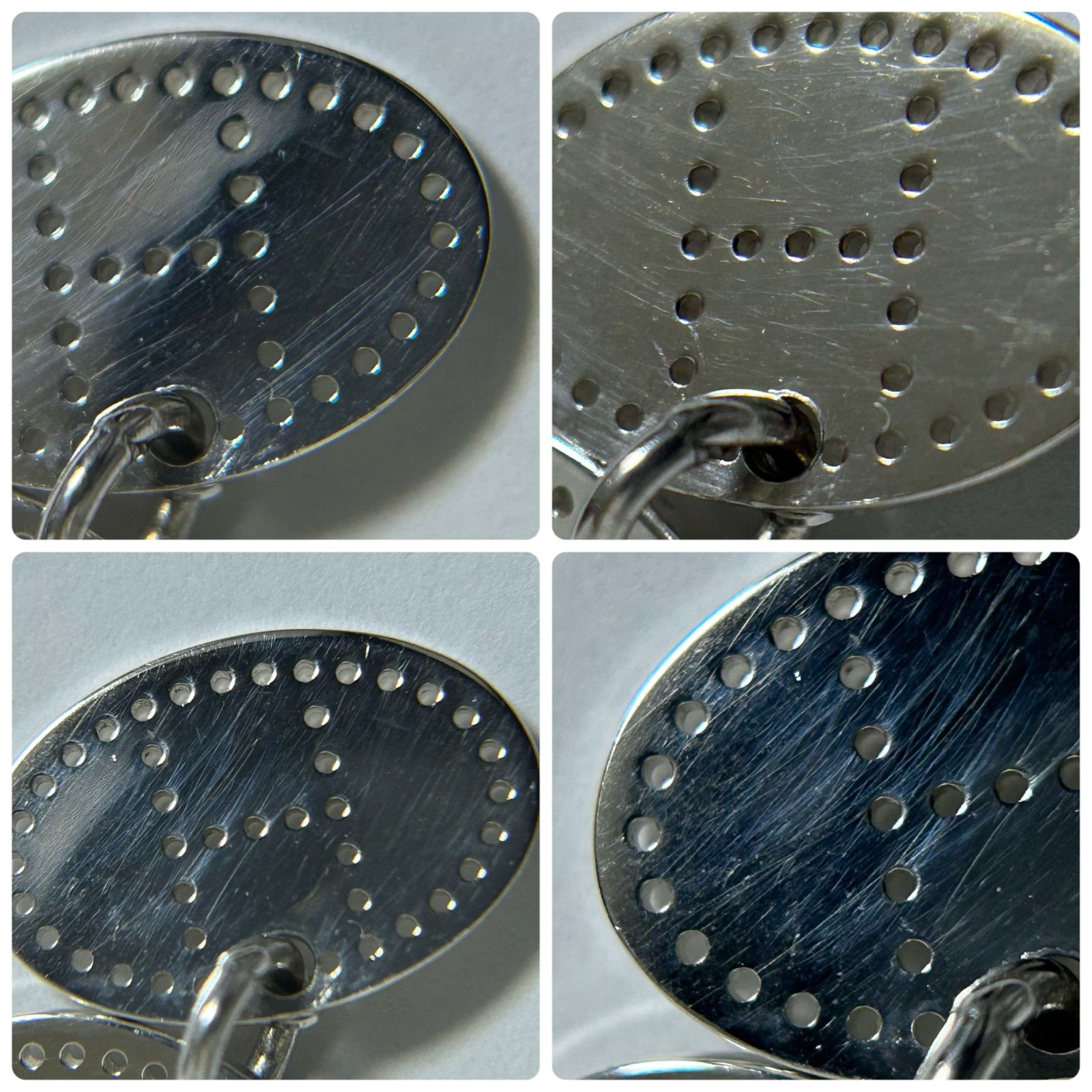 使用感有】 エルメス エクリプス エブリン Sterling Silver 925 