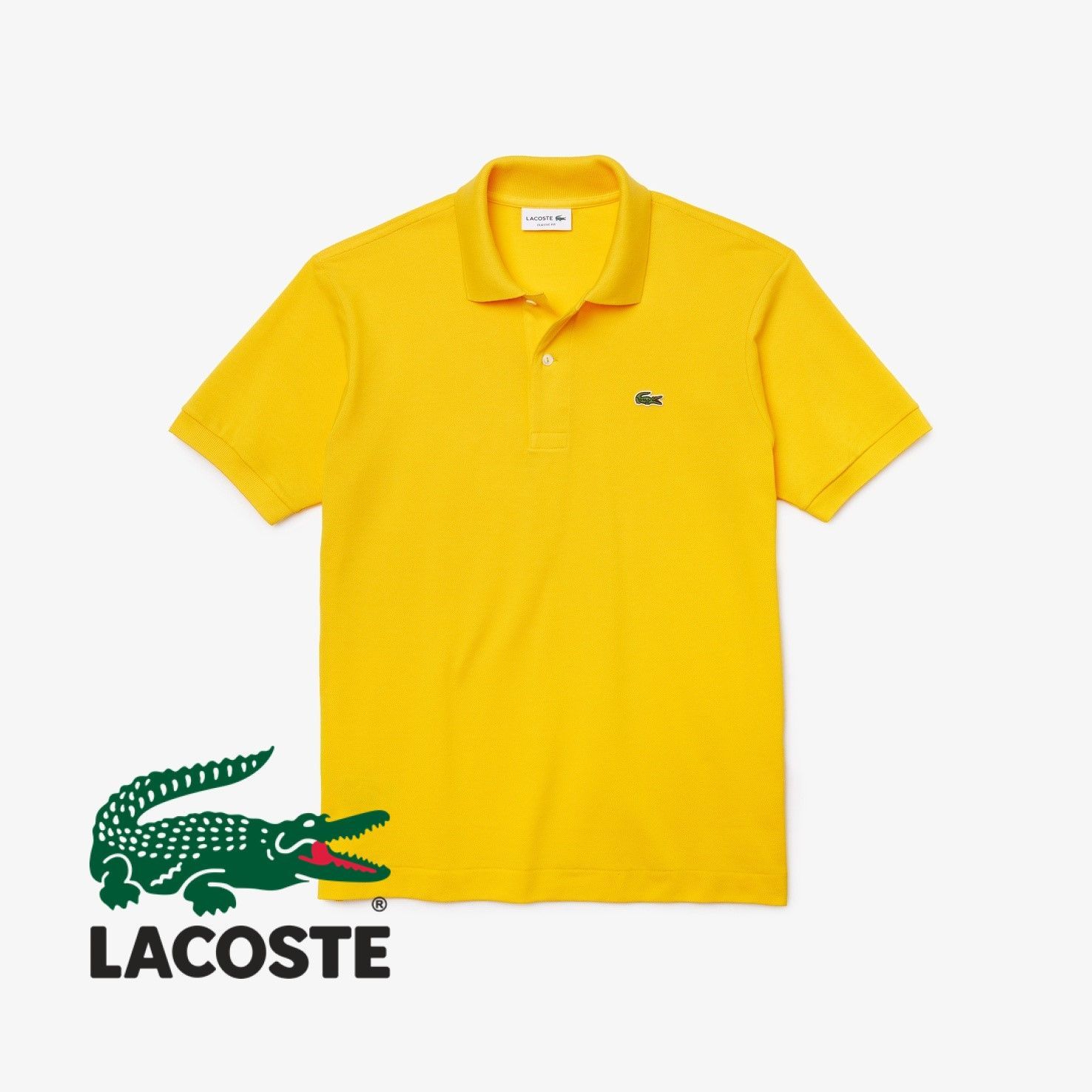 LACOSTE】ポロシャツL1212-00-US3半袖 メンズビビッドイエロー - メルカリ
