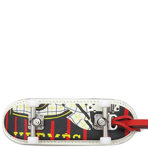 エルメス / HERMES フィンガー スケートボードチャーム ブラック