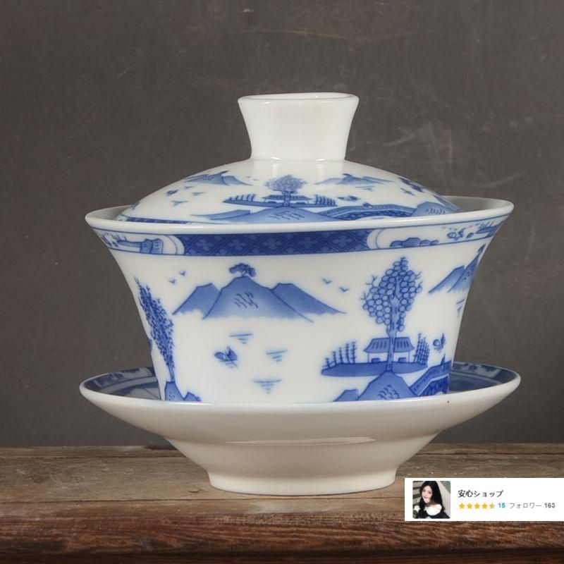 景徳鎮 陶磁器 百子図三才蓋碗 茶碗 茶道具 煎茶器 新品未使用 景徳鎮 陶磁器 百子図三才蓋碗 茶碗 茶道具 煎茶器 新品未使用