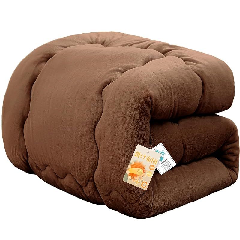 新品　Housecover 掛け布団 ダブル 暖かい フランネル 冬用 あったか 吸湿発熱わた 蓄熱 極厚 ボリューム 高保温 真冬 毛布の代わり 肌触り 布団 洗える 抗菌防臭防ダニ 静電防止 ふわふわ 掛布