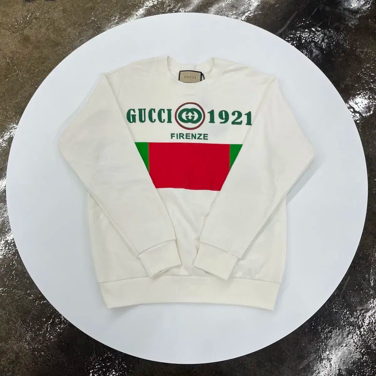 すぐ届く!【GUCCI】ロゴ Firenze 1921 パーカー フーディー GG Sweatshirt Gucci Firenze 1921 Hooded Sweatshirt 646953 XJD7O