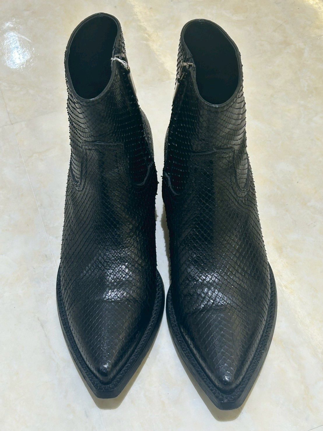 Saint Laurent サンローラン パイソンヒールブーツ size42 Saint Laurent サンローラン パイソンヒールブーツ size42