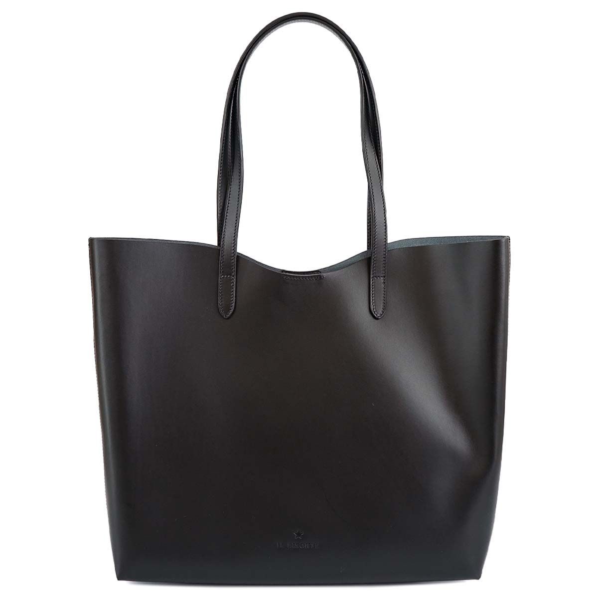 IL BISONTE イルビゾンテ トートバッグ BTO140 PV0041 TOTE BAG LARGE レディース 女性 BK252 NERO ブラック