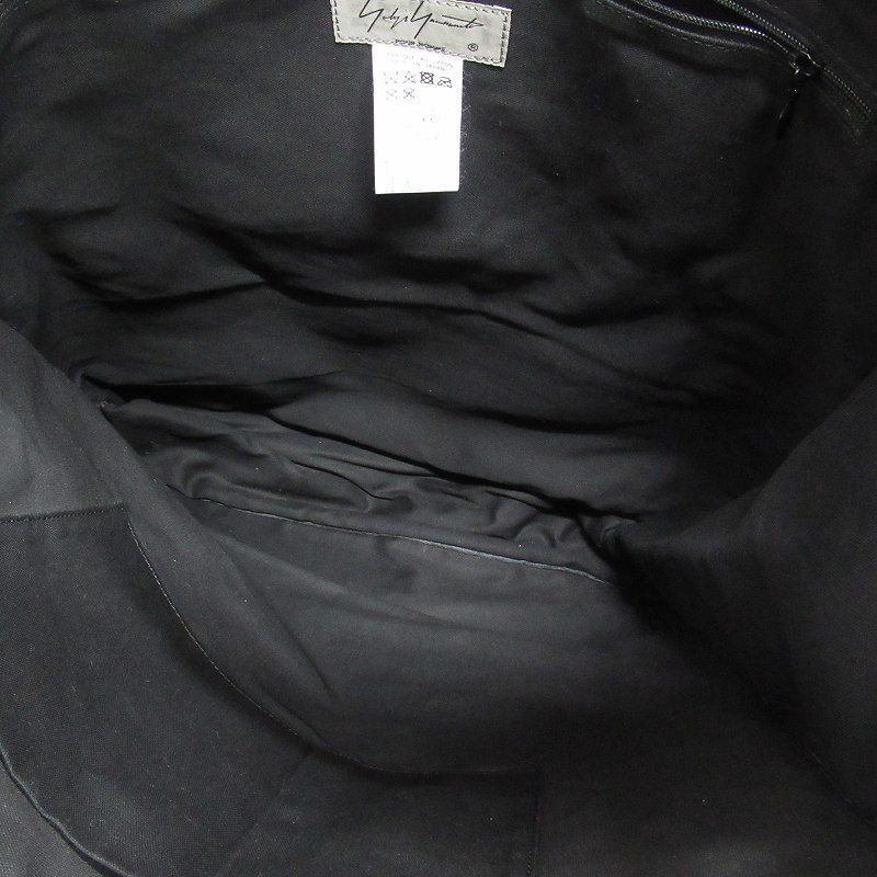 Yohji Yamamoto POUR HOMME レザートートバッグ 19ss 美品 19ss ヨウジヤマモトプールオム YOHJI YAMAMOTO POUR HOMME