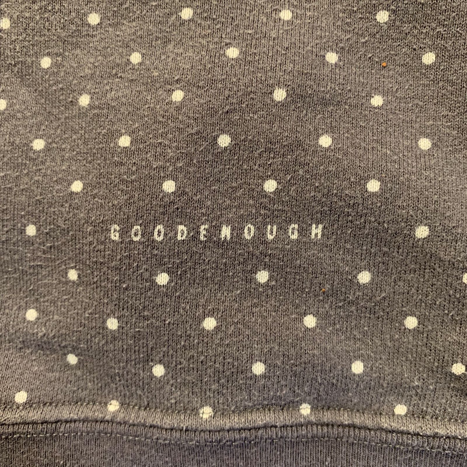 GOODENOUGH 00s DOT PARKA グレー M 2001 グッドイナフ ドット柄