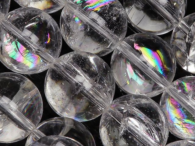 レインボークリスタル 丸玉 14mm【1連販売】 / 10-10 CQRB14