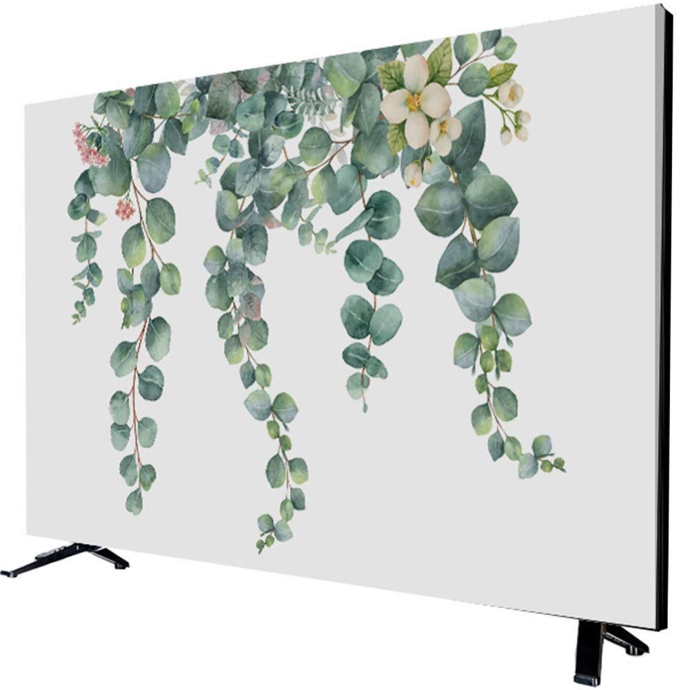 【数量限定】32インチ（葉D） 可愛い テレビアクセサリー インテリア 汚れ防止 防塵 北欧風 Umora液晶テレビカバー