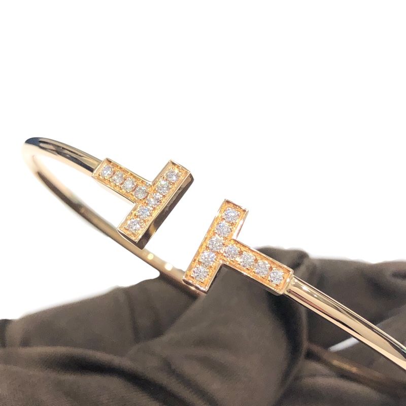 TIFFANY＆CO Tワイヤーダイヤブレス