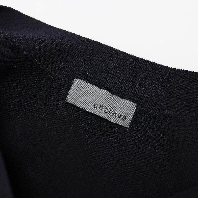 アンクレイヴ uncrave オンワード樫山 Vネックニットカーディガン F/ブラック 黑 トップス ハオリ 羽織り 長袖【2400013468602】 アンクレイヴ uncrave オンワード樫山 Vネックニット
