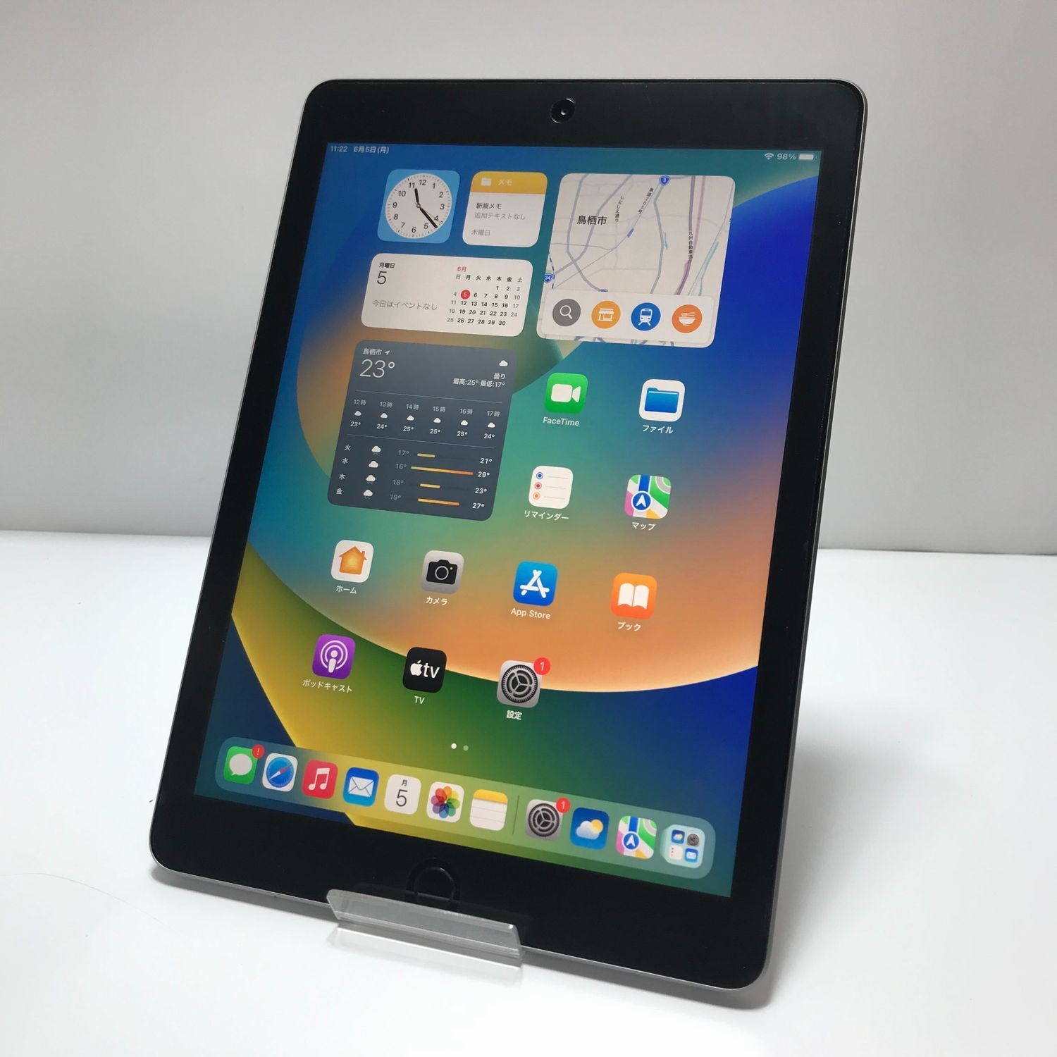 美品】iPad 第5世代 128GB Wi-Fiモデル Apple タブレット - 中古