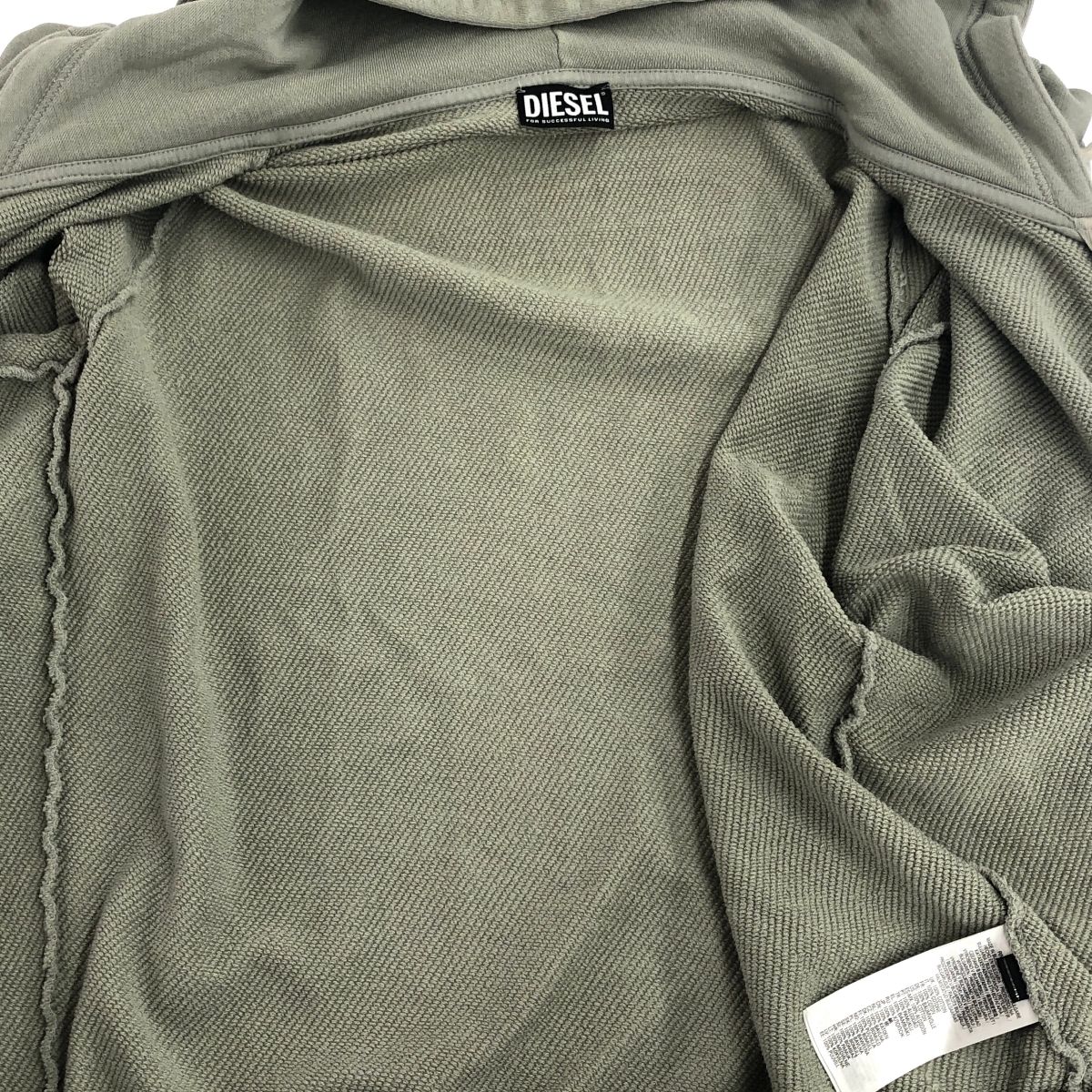 DIESEL ディーゼル Ginn-Hood-Zip-E1 ジップアップ パーカー サイズ:M 