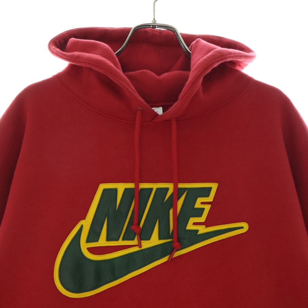 Supreme シュプリーム 19FW Nike Leather Applique Hooded