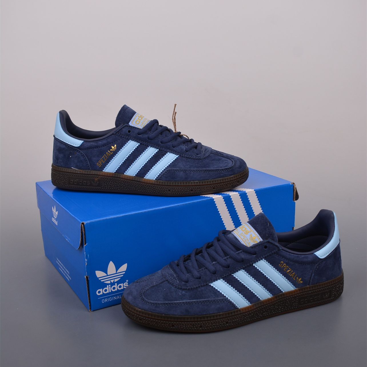 Adidas originals Handball SPEZIAL OGスニーカー 男女兼用 ブルー 22cm-28cm