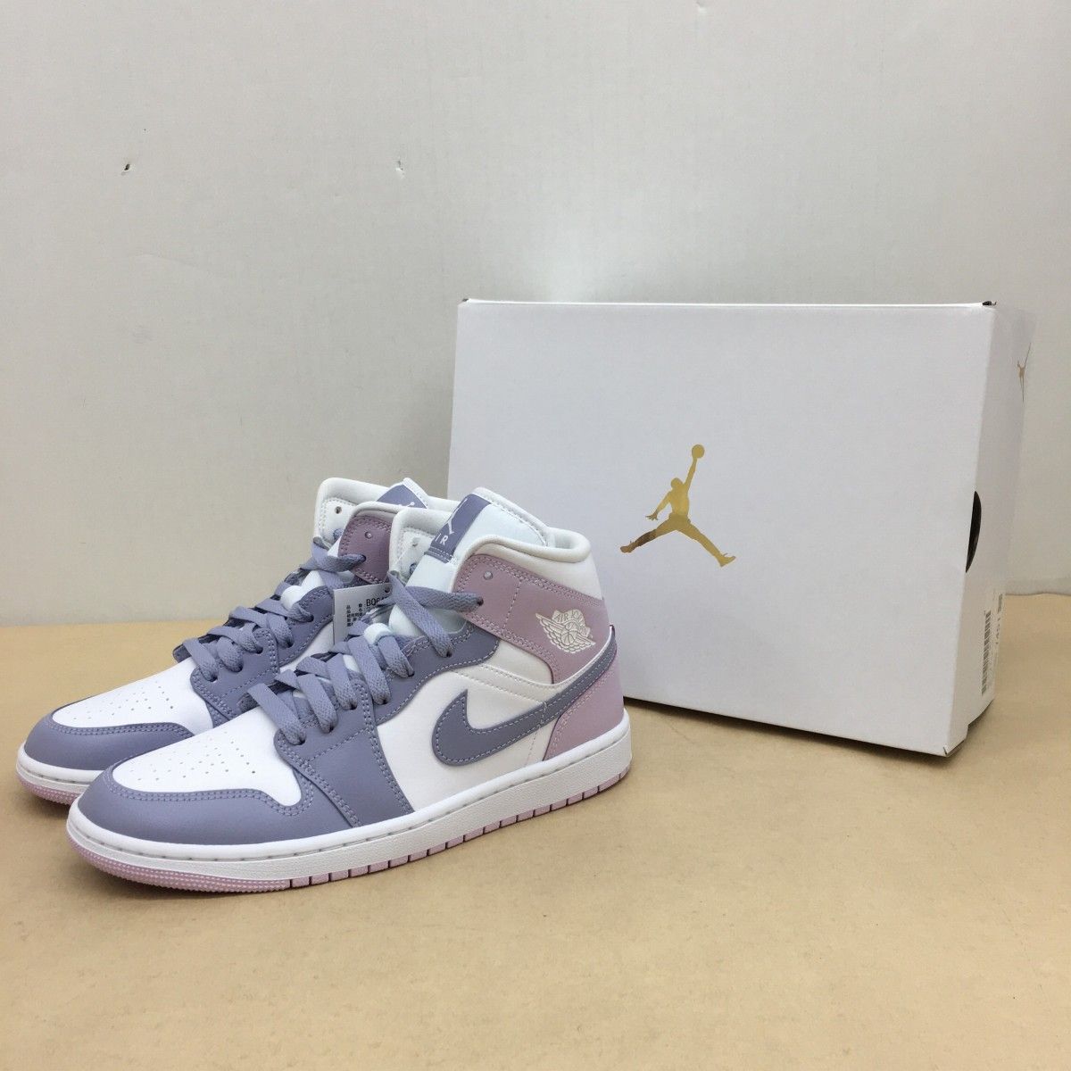 NIKE AIR JORDAN 1 MID INDIGO HAZE BQ6472-510 サイズ26cm WS607-003