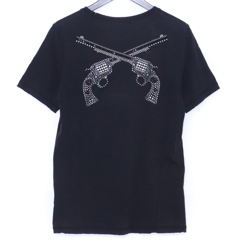 ROAR スワロフスキー メタル クロスガン Tシャツ サイズ2