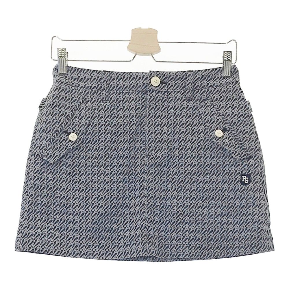 サイズ 0 PEARLY GATES パーリーゲイツ ×Disney ストレッチスカート オズワルド総柄 ネイビー系 240101232314 ゴルフウェア レディース ストスト