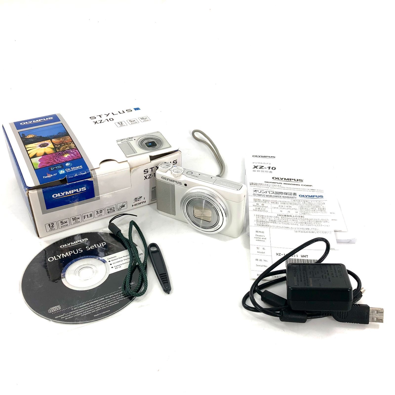 OLYMPUS STYLUS XZ-10 動作確認済み デジカメ