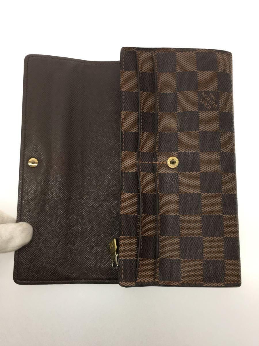 LOUIS VUITTON ポシェット・ポルト・モネ・カルトクレディ_ダミエ・エベヌ_BRW PVC N61724 CA4160 - メルカリ