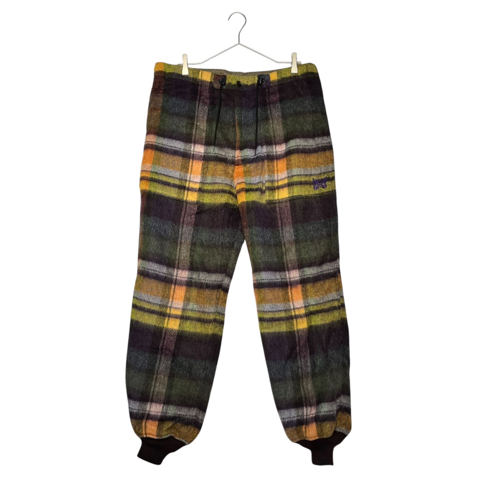 Needlesチェック柄パンツ 限定色Sサイズ 22aw NEEDLES×ts(s)(ニードルズ×ティーエスエス) 22AW String Fatigue