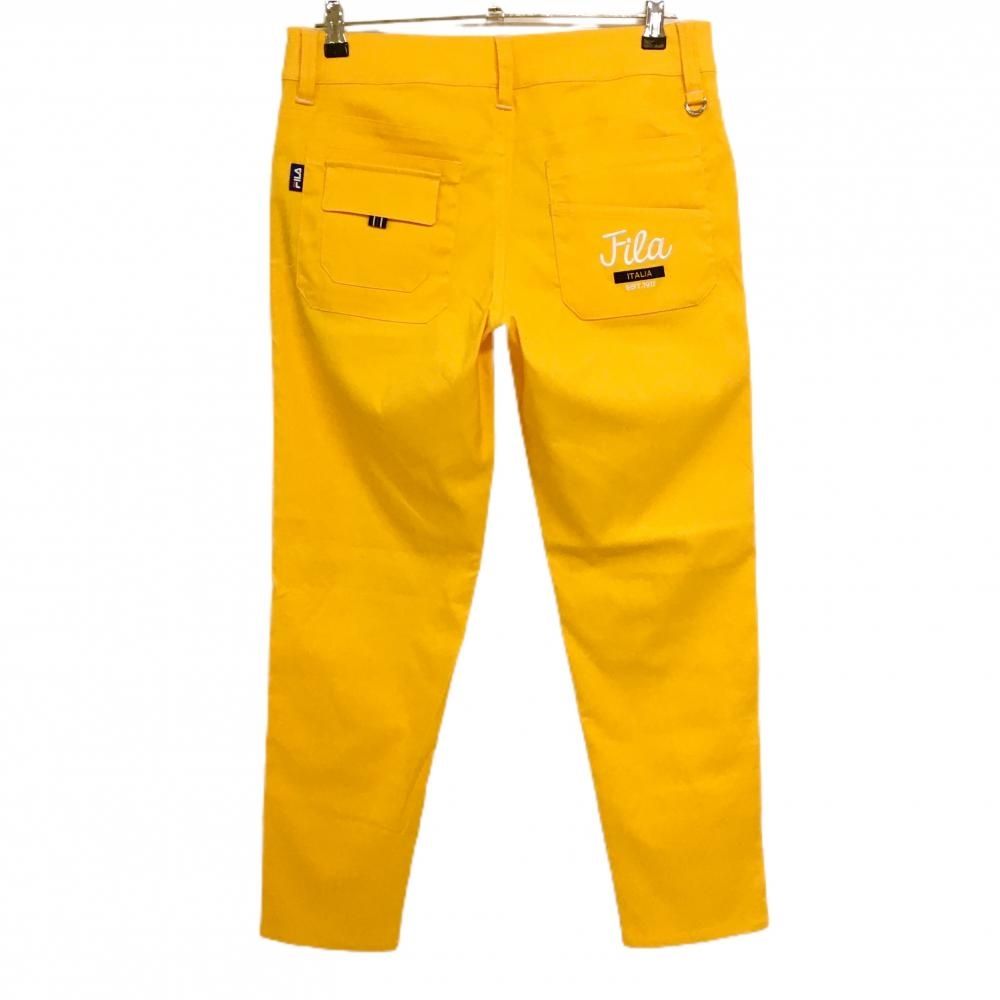 新品】フィラゴルフ パンツ オレンジ 無地 吸汗速乾 九分丈