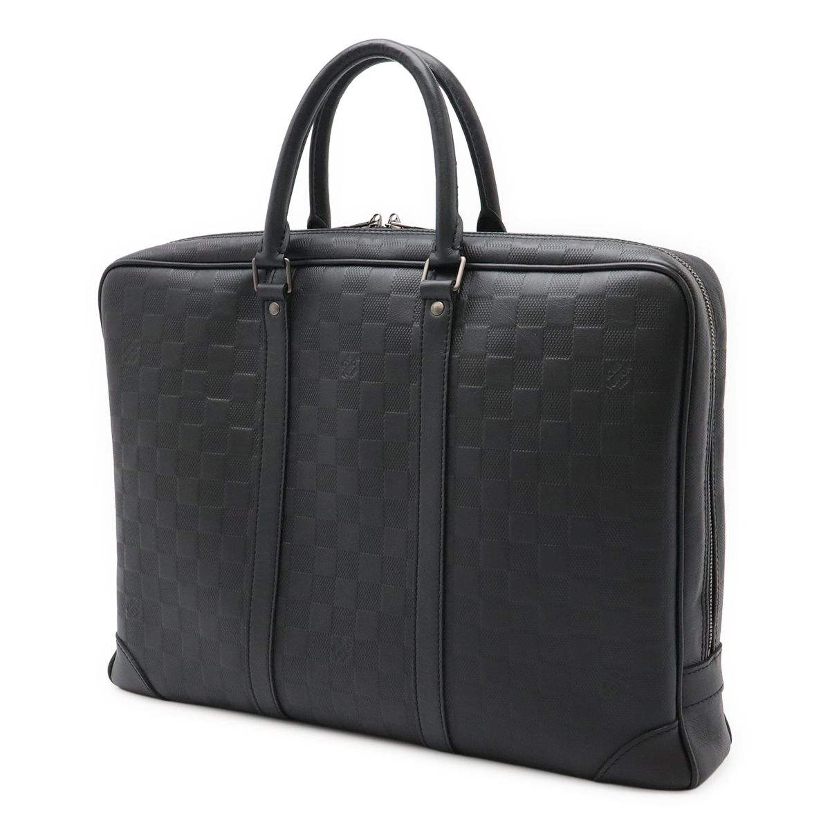 極美品 ルイヴィトン ダミエアンフィニ PDV ポルトドキュマン ヴォワヤージュ LOUIS VUITTON - 【極美品】ルイヴィトン ダミエアンフィニ PDV
