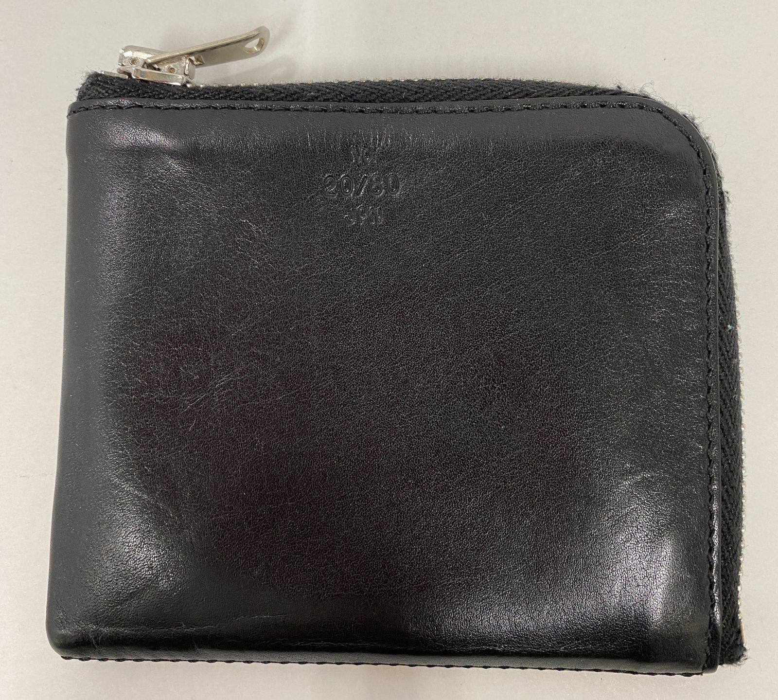 20/80 ZIP WALLET黒財布【中古】【76-20240503-B-052】【併売商品】