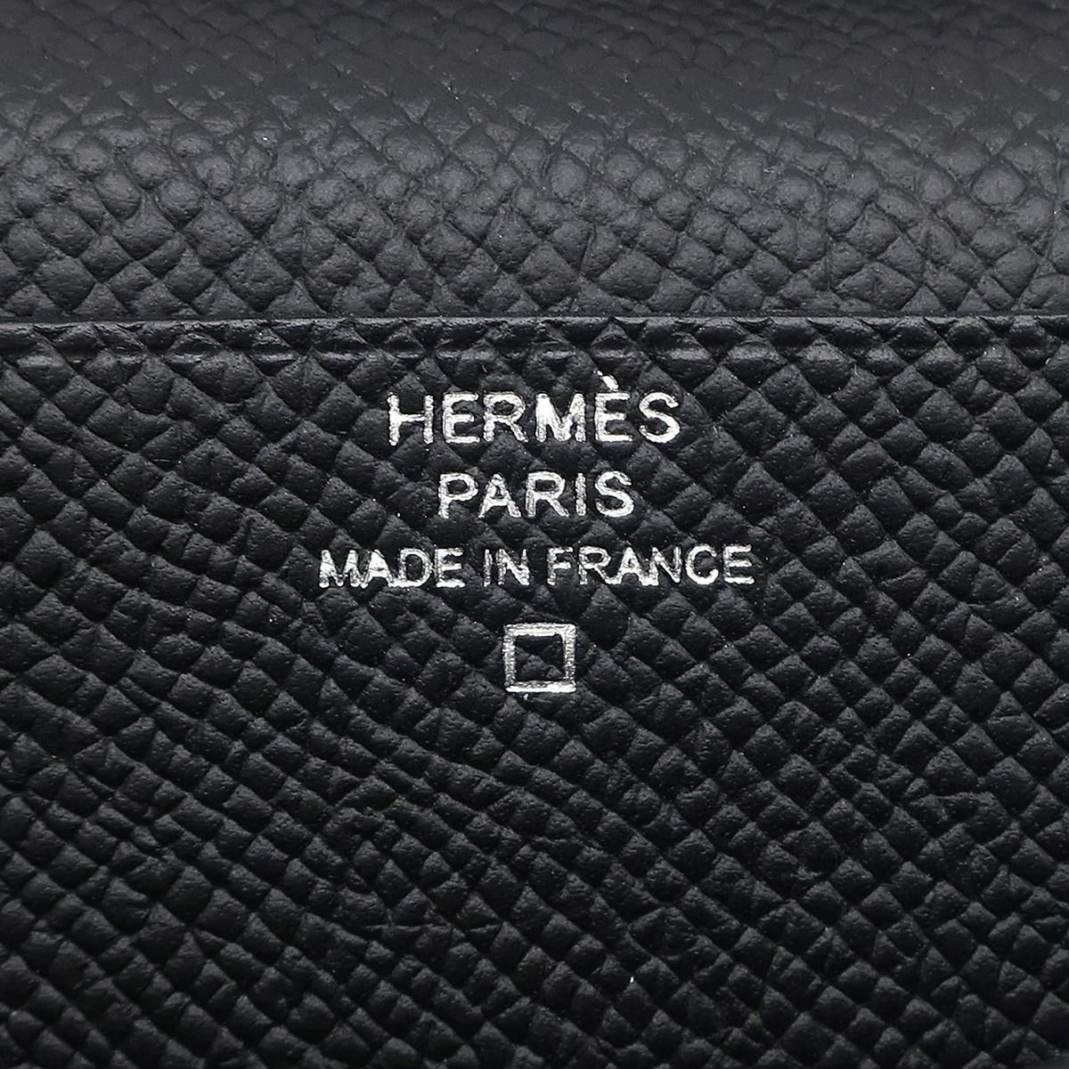 エルメス ベアンスフレ ヴォーエプソン レザー長財布 Y刻印2020年 ブラック エルメス HERMES 長財布 ベアンスフレ タッチ ヴォーエプソン