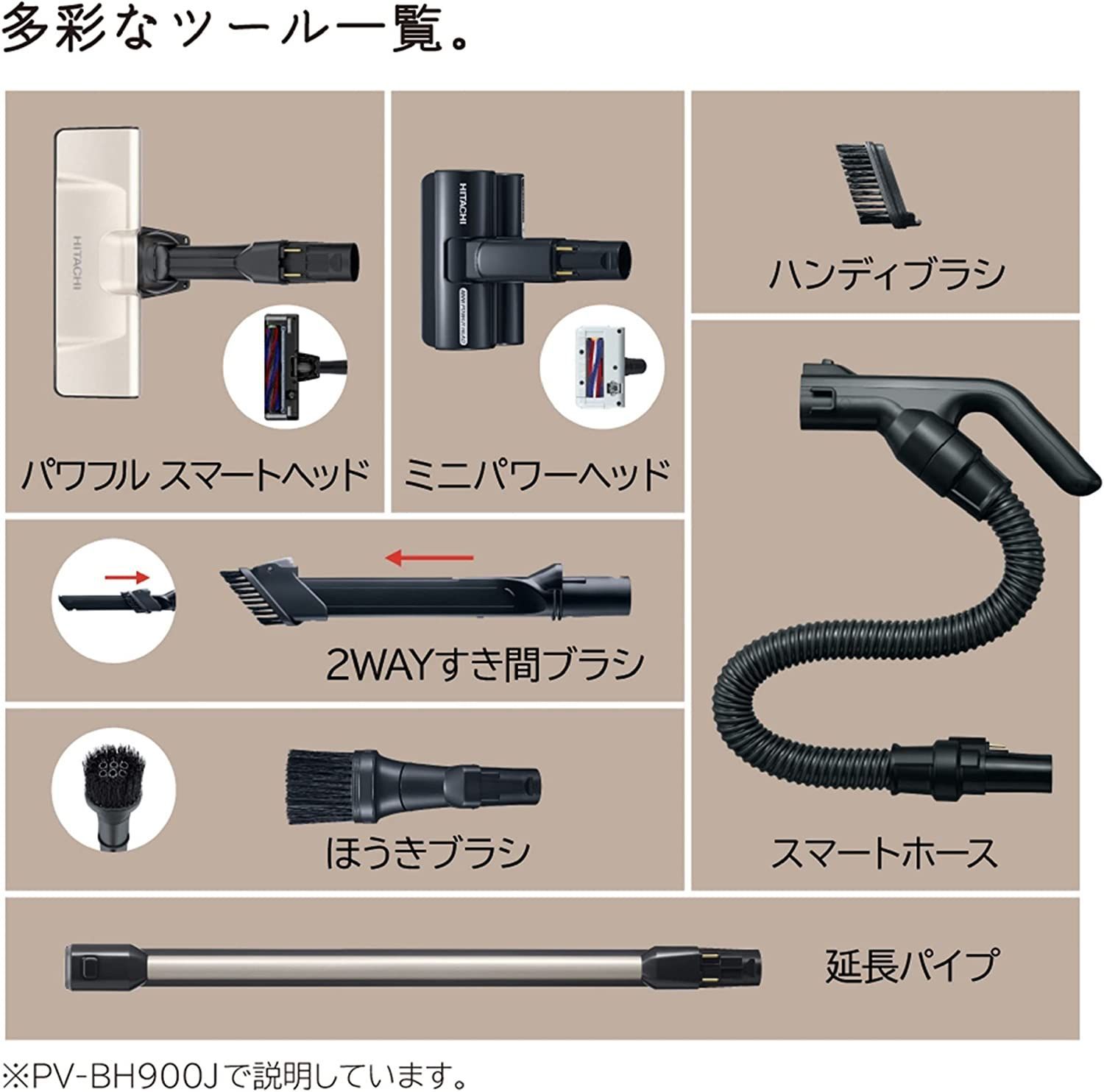 新品☆保証☆日立 HITACHI 掃除機 PV-BH900J N パワーブースト