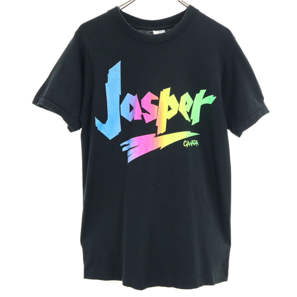 フルーツオブザルーム 90s 半袖 シングルステッチ Tシャツ M 黒 FRUIT OF THE LOOM オールド ヴィンテージ メンズ