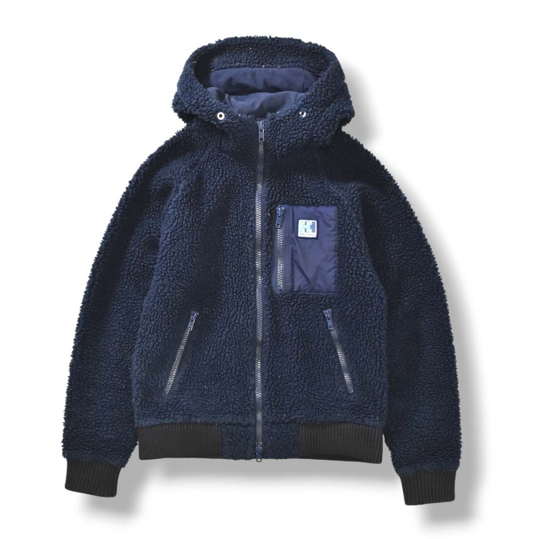 ヘリーハンセン アウトドア フリースジャケット FIBERPILEJacket ファイバーパイルジャケット (HH52455 N) : ネイビー  HELLY HANSEN