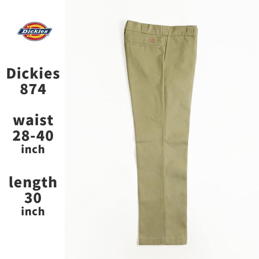 カラー：カーキ／レングス30インチ】ディッキーズ Dickies オリジナル