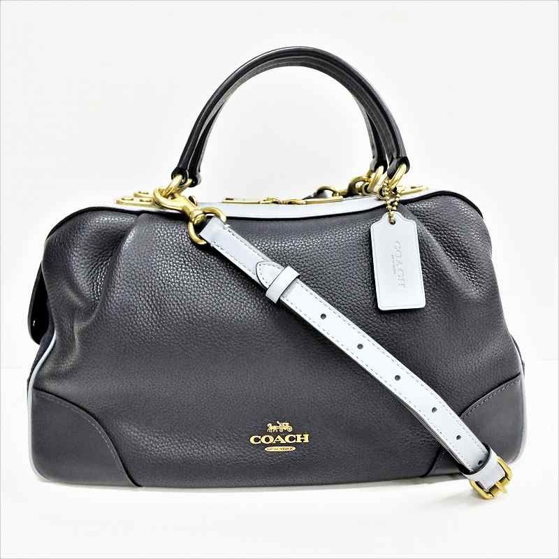 コーチ COACH 2WAY バッグ 73720 レーン サッチェル カラーブロック インクマルチ バイカラー スエード  ブルー【中古】JA-15913 - メルカリ