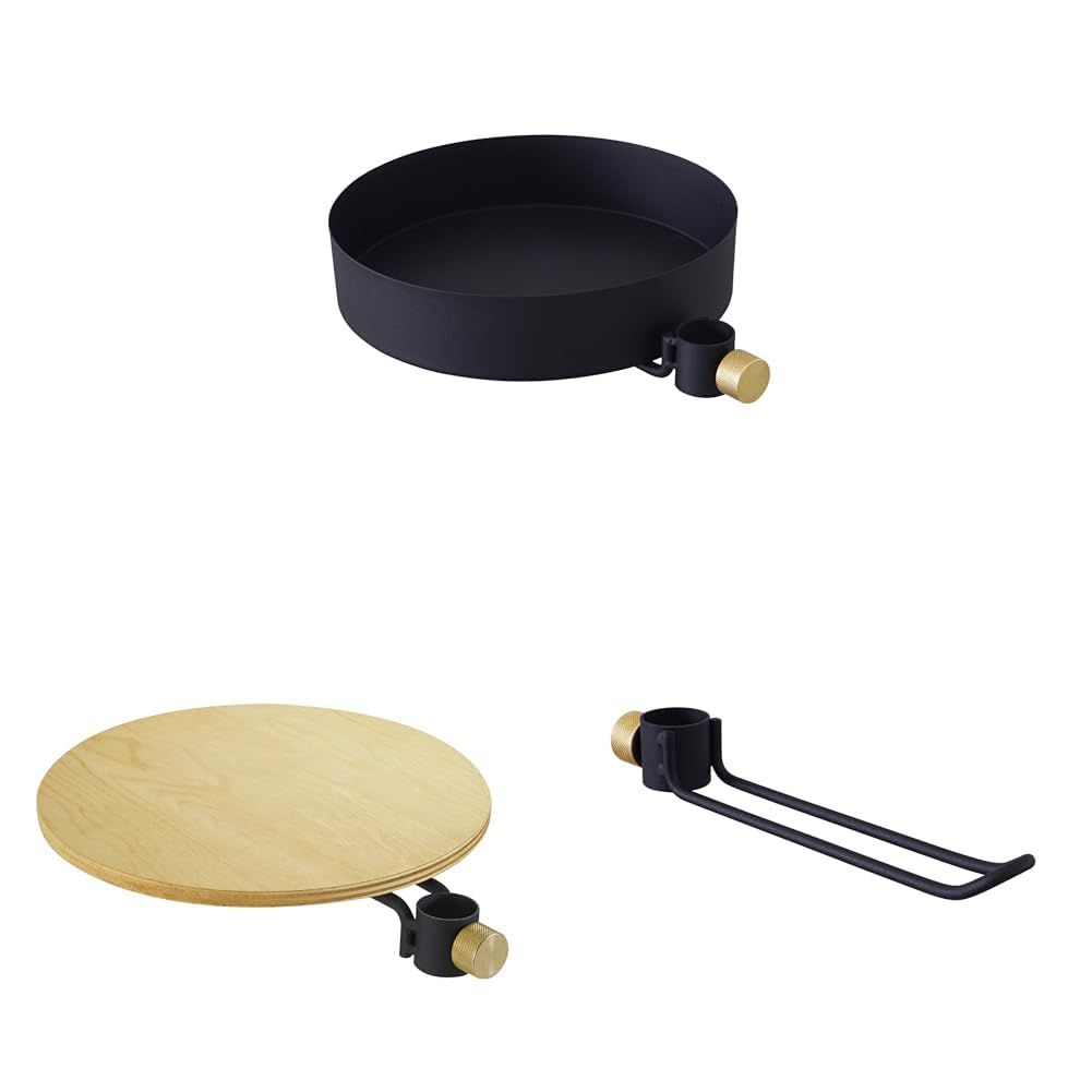 セット買い DRAW A LINE 019 Tray Black ドローアライン 縦 パーツ 幅23×奥行29×高さ6cm 耐荷重2kg D-T-BK 006 Table A Black 幅23x奥行28x高さ4cm 耐荷重1kg D-TA