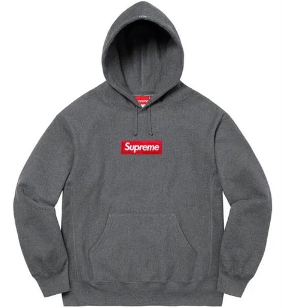 PlumサイズMサイズ Supreme Box Logo Hooded Sweatshirt