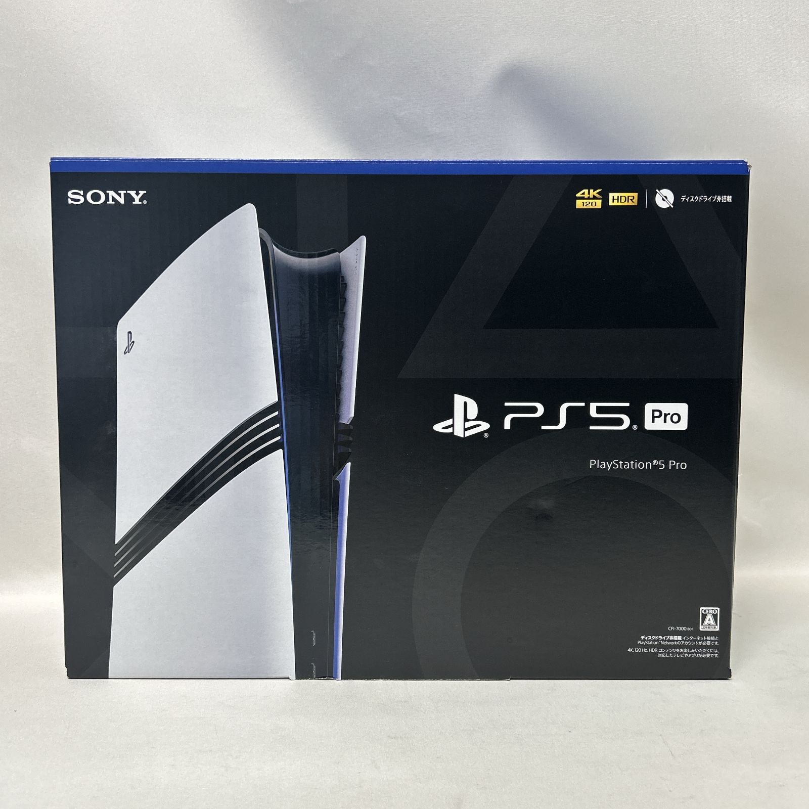 浜館35-604 PlayStation5 Pro プレイステーション5プロ PS5 プレステ 5 本体 CFI-7000B01 ディスクドライブ非搭載