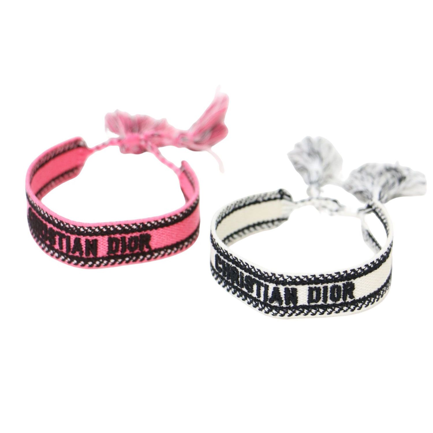 美品】Christian Dior クリスチャンディオール ブレスレット ホワイト 