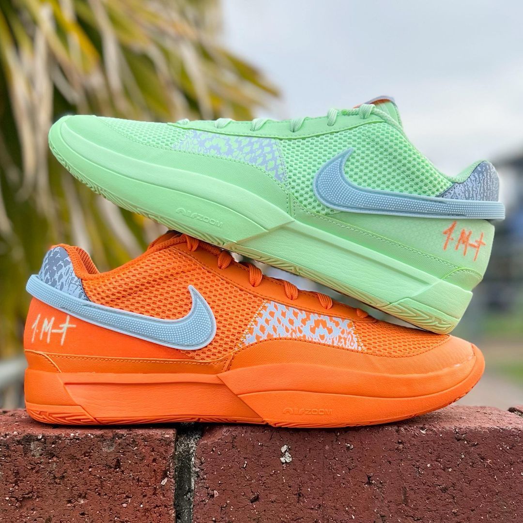 NIKE JA 1 'MISMATCHED' ナイキ ジャ 1 ジャ モラント 【MEN'S】 bright mandarin/vapor  green-multi-clor FV1288-800