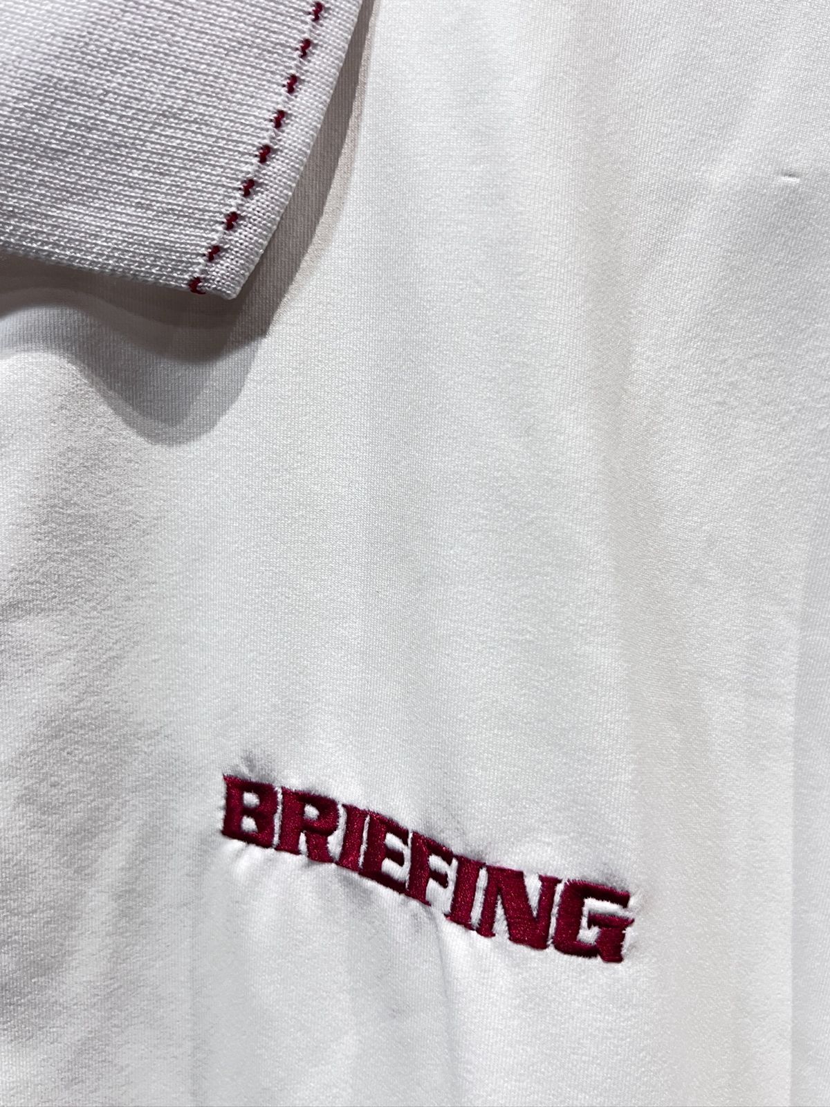 BRIEFING - 美品 ブリーフィング ゴルフ UV ベーシック ポロシャツ XL ストレッチ ドライ BRIEFING GOLF ホワイト MEN’S BASIC POLO BRIEFING - 美品 ブリーフィング ゴルフ UV ベーシック