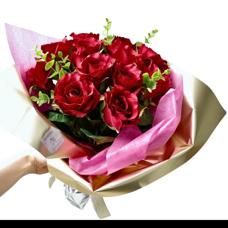 日本製 フェイクグリーン/観葉植物 【40cm ローズベール】 光触媒 薔薇