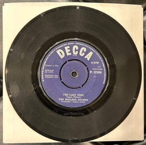 アイルランド盤7インチ】Rolling Stones 「The Last Time / Play
