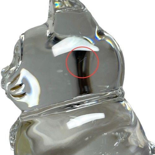 Baccarat バカラ まねき猫 2607786 クリスタルガラス クリア ブランド