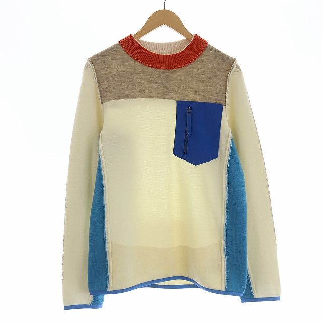 サカイ sacai 20AW Wool Knit Pullover ニット セーター クルーネック ...