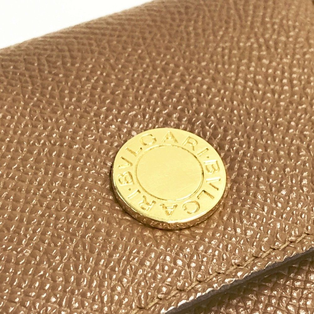 BVLGARI　 ブラウン 三つ折り長財布 BVLGARI ブルガリ 三つ折り 長財布 ブラウン系 [240101409012