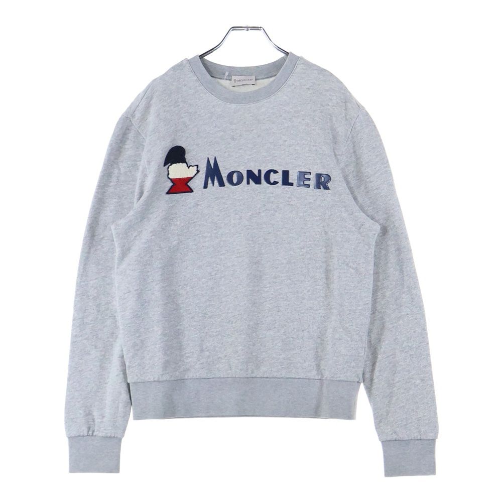 MONCLER (モンクレール) 19SS ラバーロゴプリント クルーネック
