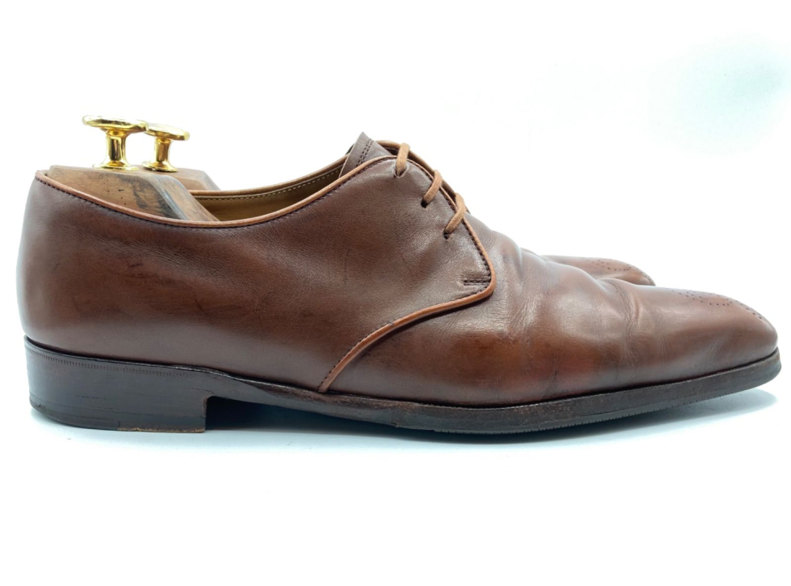 イタリア高級革靴】DUCAL デュカル メダリオンプレーントゥ - mocha