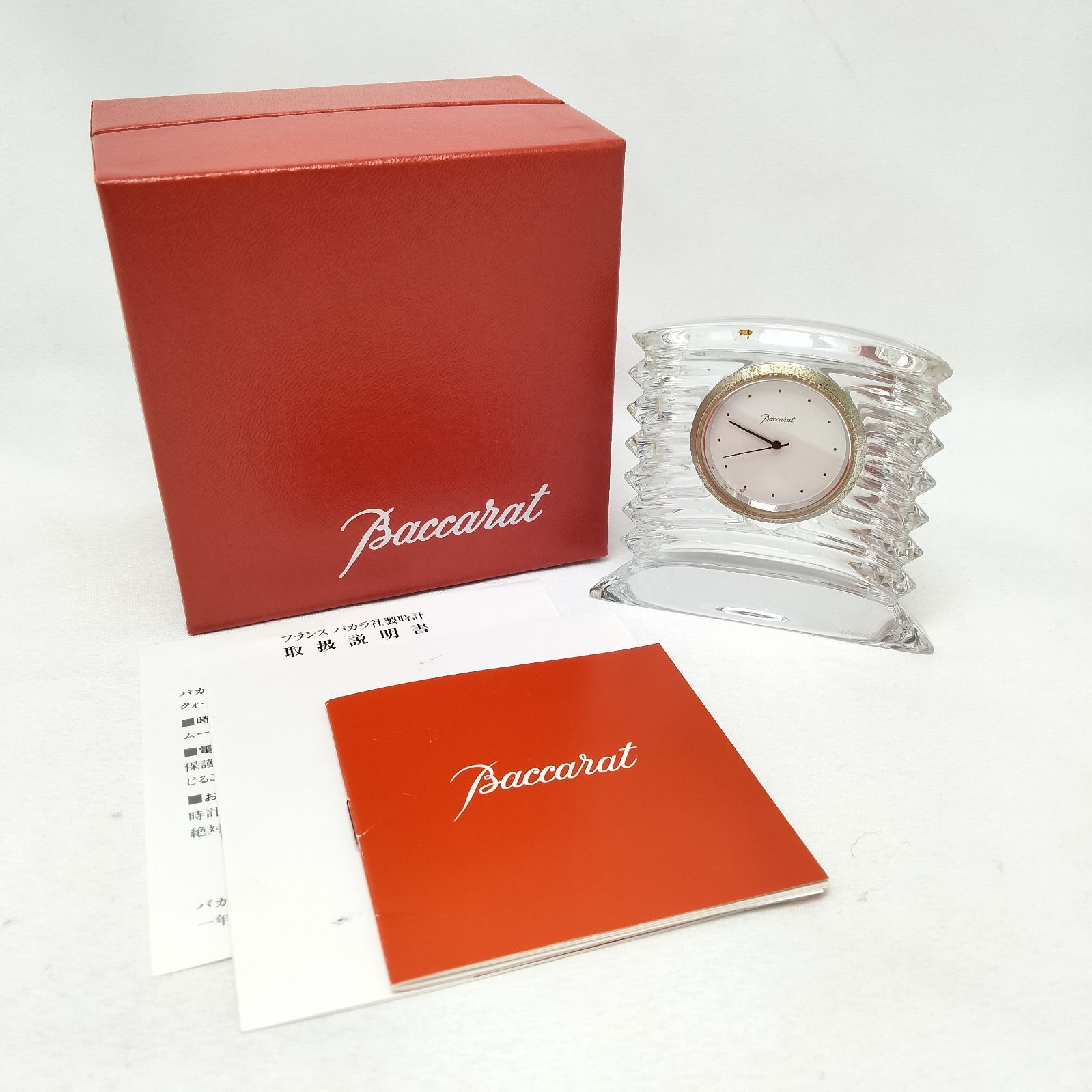 ✨️Baccarat✨️バカラ クリスタル ラランド クロック 置時計 - メルカリ
